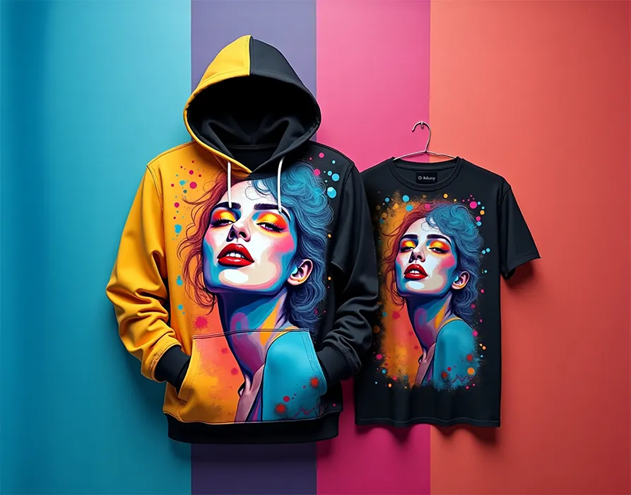 Camisetas y hoodies con estampado