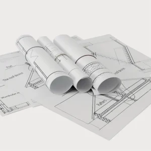 Planos arquitectónicos impresos